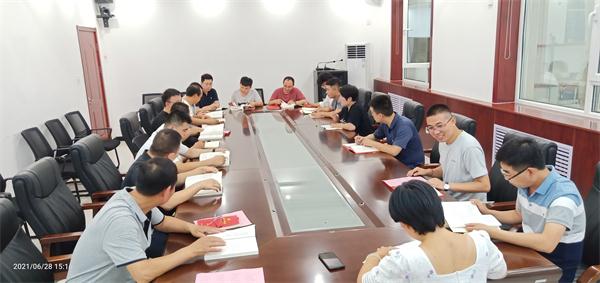 地质技术支部：创新形式庆党百年华诞